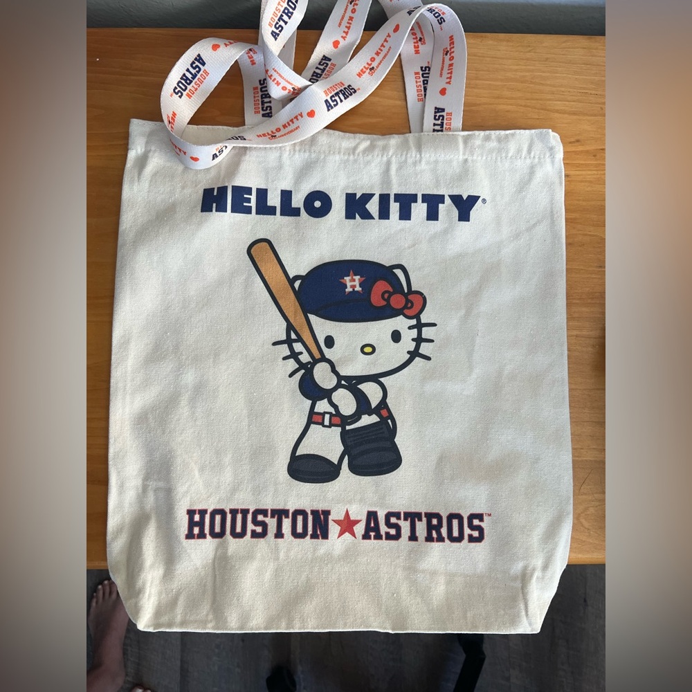 Houston Astros Hello Kitty Tote Bag Limited Edition